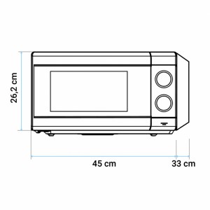 MICROONDAS ENCASTRE SPEDDYBAKE 20 L GRILL 800W  NEGRO