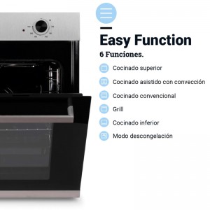 HORNO MULTIFUNCION TIMANFAYA 4006 MECÁNICO EN INOX