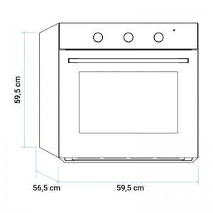 HORNO MULTIFUNCION TIMANFAYA 4006 MECÁNICO EN INOX