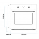 HORNO MULTIFUNCION TIMANFAYA 4006 MECÁNICO EN INOX