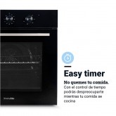 HORNO MULTIFUNCION MISTI 4006B MECÁNICO CRISTAL NEGRO