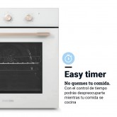 HORNO MULTIFUNCION MISTI 4006W MECÁNICO CRISTAL BLANCO