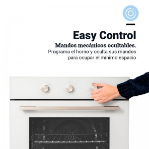 HORNO MULTIFUNCION MISTI 4006W MECÁNICO CRISTAL BLANCO