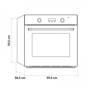 HORNO MULTIFUNCIÓN YASUR 4009B CRISTAL NEGRO DIGITAL
