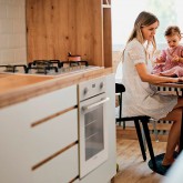 HORNO MULTIFUNCIÓN YASUR 4009W CRISTAL BLANCO DIGITAL