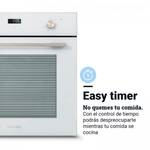 HORNO MULTIFUNCIÓN YASUR 4009W CRISTAL BLANCO DIGITAL