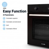 HORNO CONVENCIONAL ETNA 4004B COLOR NEGRO