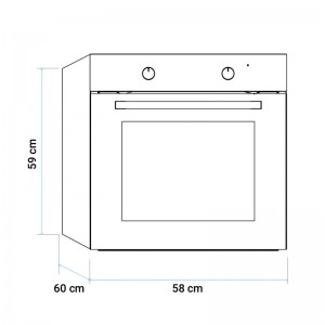 HORNO CONVENCIONAL ETNA 4004B COLOR NEGRO