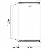 FRIGORÍFICO ORION 1080 BAJO ENCIMERA BLANCO 80 LITROS
