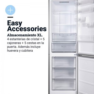 FRIGORÍFICO COMBI NO FROST ARAL 4028X 2 METROS INOX