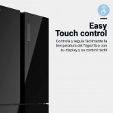 FRIGORÍFICO AMERICANO KIVU 4026B 4 PUERTAS NEGRO