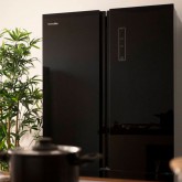 FRIGORÍFICO AMERICANO KIVU 4026B 4 PUERTAS NEGRO