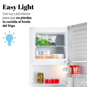 FRIGORÍFICO NESS 4020W DOBLE PUERTA CÍCICLO BLANCO 170 CM