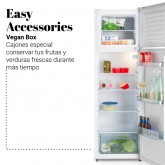 FRIGORÍFICO NESS 4020W DOBLE PUERTA CÍCICLO BLANCO 170 CM