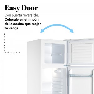 FRIGORÍFICO NESS 4020W DOBLE PUERTA CÍCICLO BLANCO 170 CM