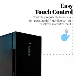 FRIGORÍFICO COMBI VOSTOK 3019B NO FROST 185 CM NEGRO