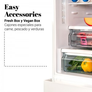 FRIGORÍFICO COMBI VOSTOK 3018W NO FROST 185 CM BLANCO