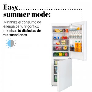 FRIGORÍFICO COMBI VOSTOK 3018W NO FROST 185 CM BLANCO