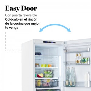 FRIGORÍFICO COMBI ERIE 3017W NO FROST 185 CM BLANCO