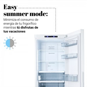 FRIGORÍFICO COMBI ERIE 3017W NO FROST 185 CM BLANCO