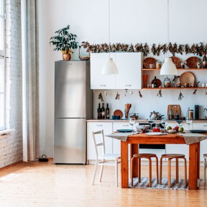 FRIGORÍFICO COMBI ERIE 3016X NO FROST 185 CM INOX