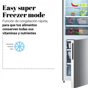 FRIGORÍFICO COMBI ERIE 3016X NO FROST 185 CM INOX