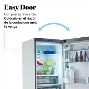 FRIGORÍFICO COMBI ERIE 3016X NO FROST 185 CM INOX