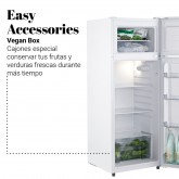 FRIGORIFICO DOBLE PUERTA GARDA CÍCLICO 144 CM