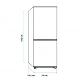 FRIGORÍFICO COMBI ERIE 3014W NO FROST
