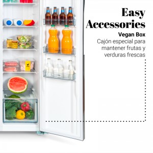 FRIGORÍFICO AMERICANO BAIKAL 3012X NO FROST 177 CM INOX