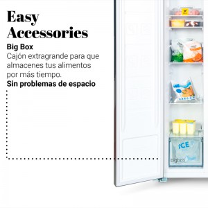 FRIGORÍFICO AMERICANO BAIKAL 3012X NO FROST 177 CM INOX