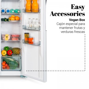 FRIGORÍFICO AMERICANO BAIKAL 3011W NO FROST 177 CM BLANCO