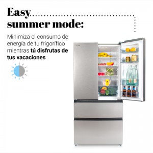 FRIGORÍFICO AMERICANO VANDA 3004X NO FROST INOX