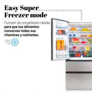 FRIGORÍFICO AMERICANO VANDA 3004X NO FROST INOX