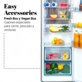 FRIGORÍFICO VERTICAL ONEGA 3003X NO FROST 185 CM INOX A+