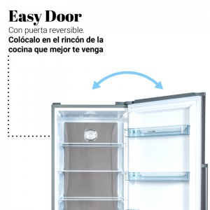 FRIGORÍFICO VERTICAL ONEGA 3003X NO FROST 185 CM INOX A+