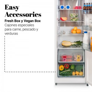 FRIGORÍFICO VERTICAL ONEGA 3002W NO FROST 185 CM BLANCO A+