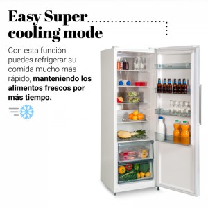 FRIGORÍFICO VERTICAL ONEGA 3002W NO FROST 185 CM BLANCO A+