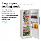 FRIGORÍFICO VERTICAL ONEGA 3002W NO FROST 185 CM BLANCO A+