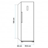 FRIGORÍFICO VERTICAL ONEGA 3002W NO FROST 185 CM BLANCO A+