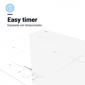 ENCIMERA INDUCCIÓN MEISSA 3069W BLANCA 6500W