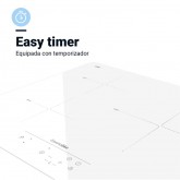 ENCIMERA INDUCCIÓN MEISSA 3069W BLANCA 6500W