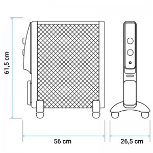 RADIADOR DE MICA ACAPULCO 2020 NEGRO/AZUL 2000W