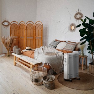 RADIADOR ACEITE VARADERO BLANCO 1500W 9 ELEMENTOS