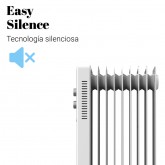 RADIADOR ACEITE VARADERO BLANCO 1500W 9 ELEMENTOS