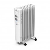 RADIADOR ACEITE VARADERO BLANCO 1500W 9 ELEMENTOS