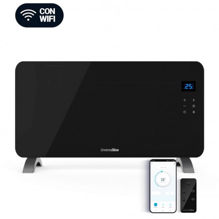 PANEL DE CRISTAL CONTA 5015B NEGRO 1500W CON WIFI