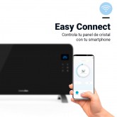 PANEL DE CRISTAL CONTA 5015B NEGRO 1500W CON WIFI