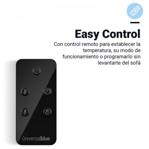PANEL DE CRISTAL CONTA 5015B NEGRO 1500W CON WIFI