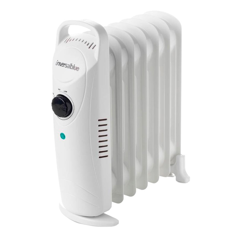 RADIADOR MINI 700W ACEITE 7 ELEMENTOS BLANCO